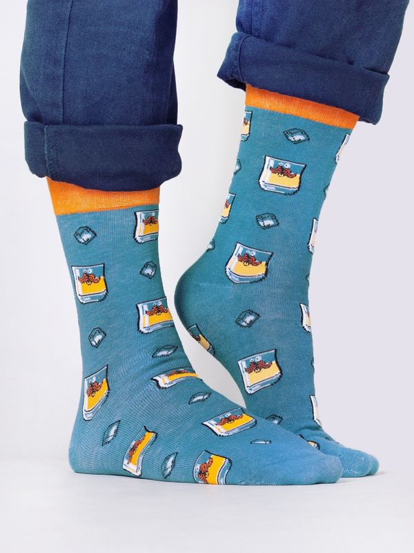 Yoclub Yoclub Man's Cotton Socks Patterns Colors SKA-0054F-H600