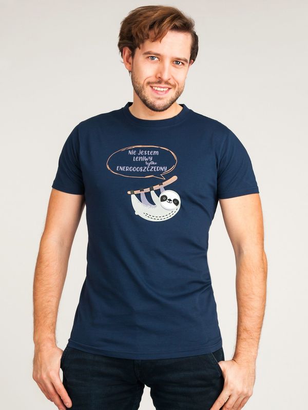 Yoclub Yoclub Man's Cotton T-shirt PKK-0113F-A110 Navy Blue