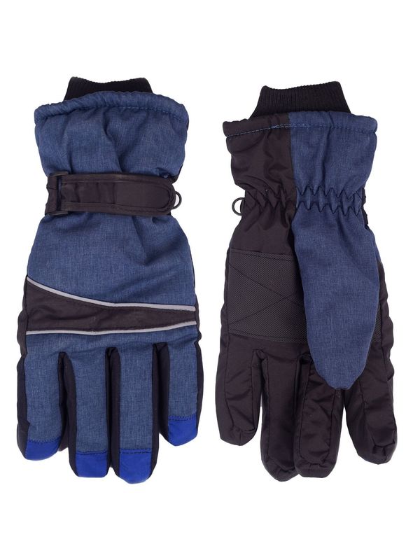 Yoclub Yoclub Man's Gloves REN-0345F-A250 Navy Blue