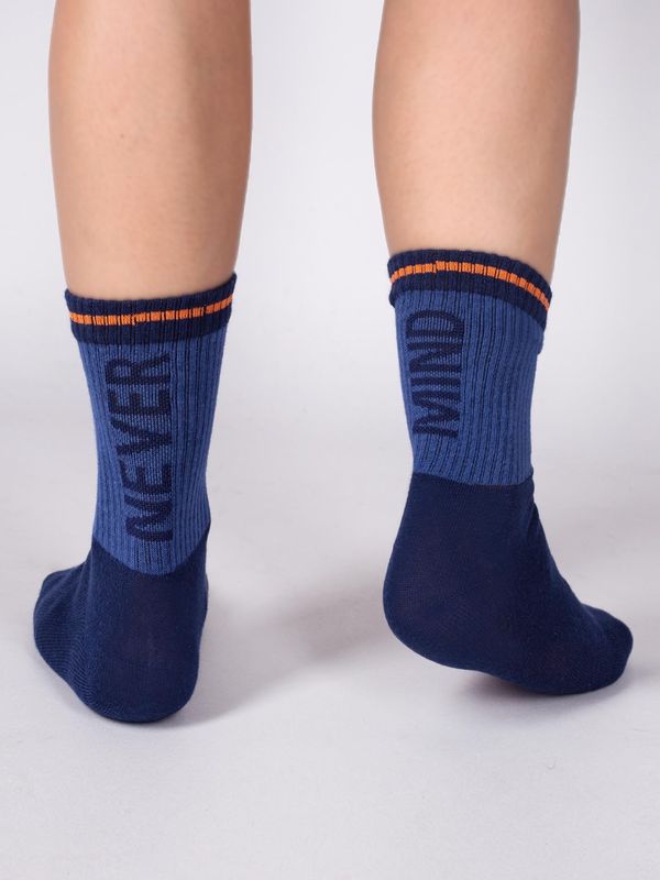 Yoclub Yoclub Man's Men's Sports Socks SKA-0099F-A400 Navy Blue