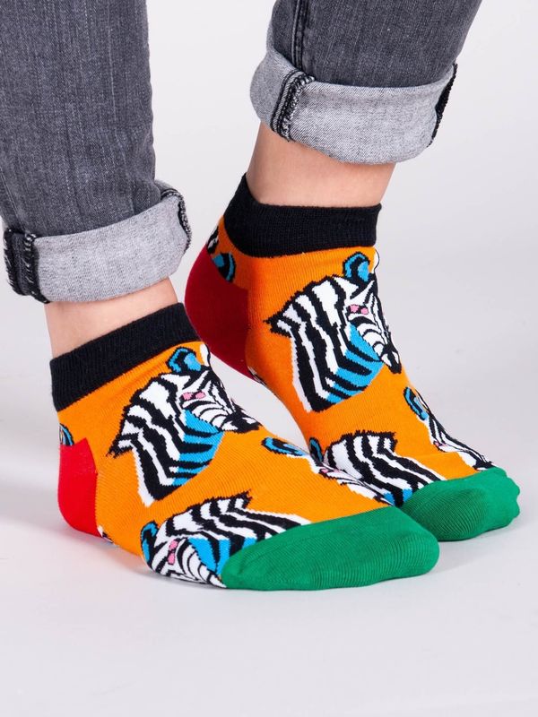 Yoclub Yoclub Unisex's Ankle Funny Cotton Socks Patterns Colours SKS-0086U-A600
