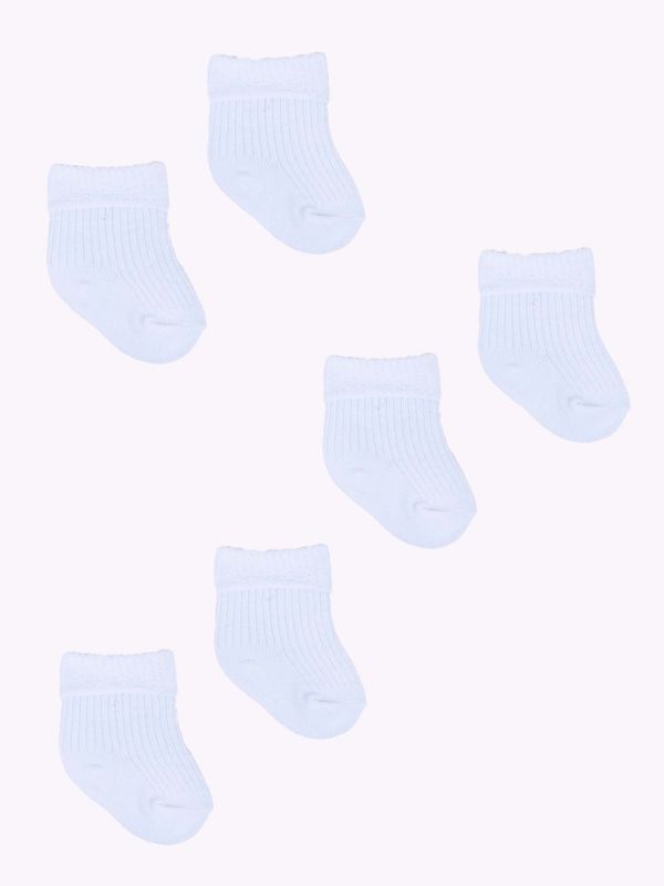 Yoclub Yoclub Unisex's Baby Turn Cuff Cotton Socks 3-pack SKA-0009U-0100