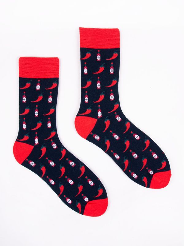 Yoclub Yoclub Unisex's Cotton Socks Patterns Colors SKA-0054F-G800