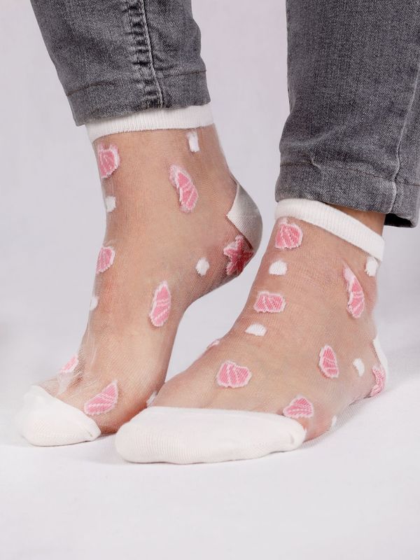 Yoclub Yoclub Woman's Women's Transparent Socks SKB-0139K-0100