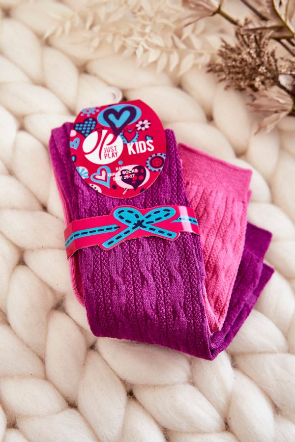 Kesi Youth socks 2-pack Fuchsia-pink