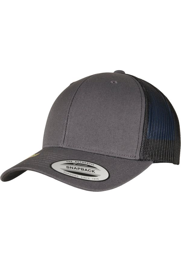 Flexfit YP CLASSICS RECYCLED RETRO CARGO CAP 2TONE charcoal/black