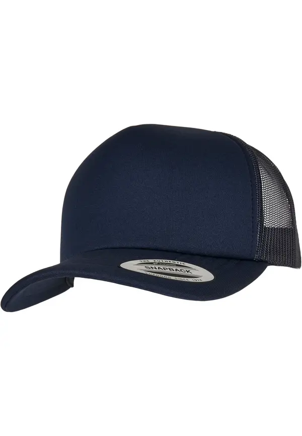 Flexfit YP Classics® Classic Curved Visor Foam Trucker Cap navy