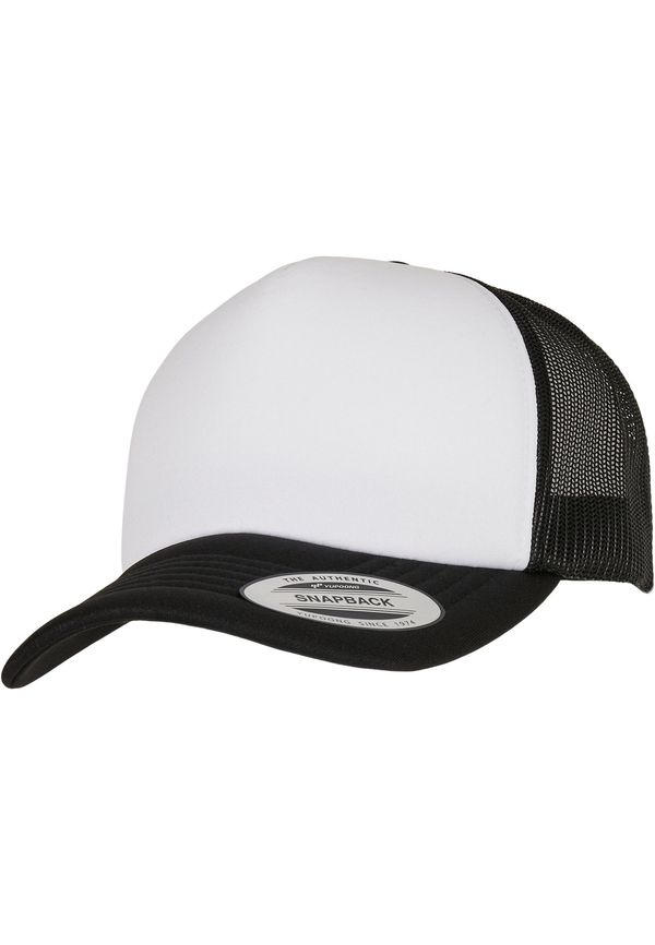 Flexfit YP Classics® Curved Foam Trucker Cap - white Front black/white/black