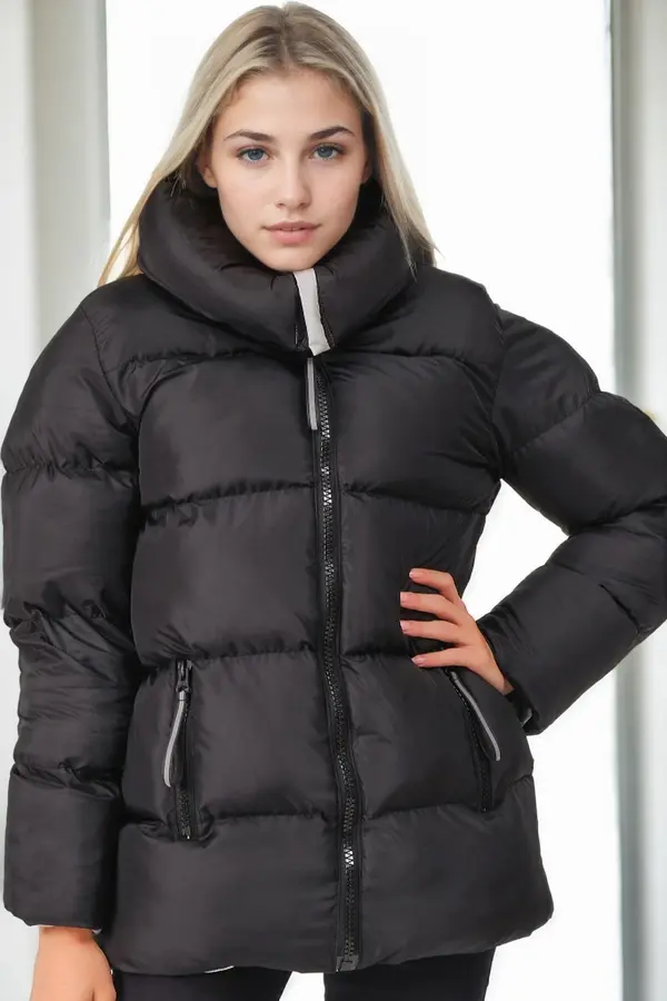 dewberry Z9682 DEWBERRY WOMEN'S JACKET-BLACK