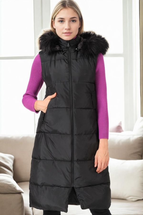 dewberry Z9741 DEWBERRY WOMEN'S VEST-BLACK