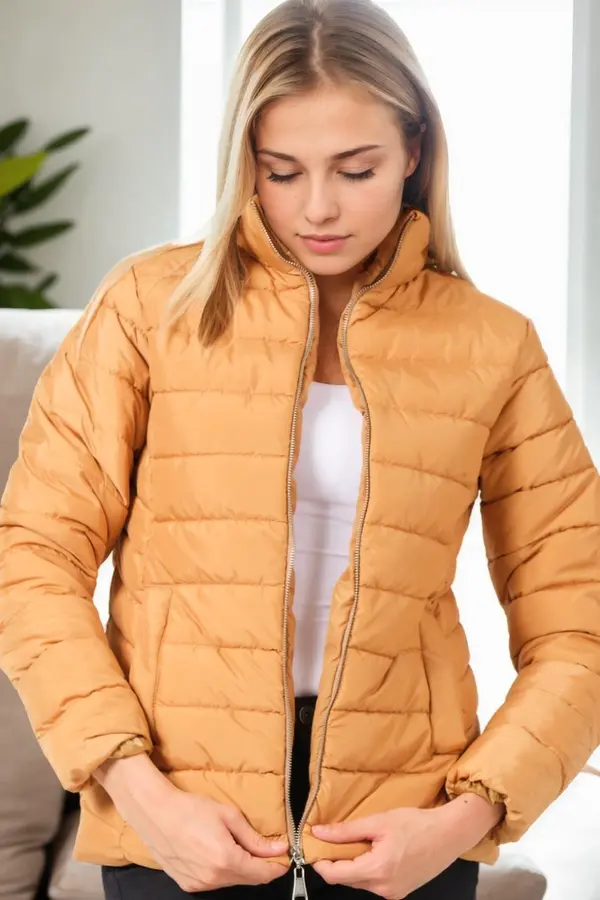 dewberry Z9746 DEWBERRY WOMEN'S COAT-MINK