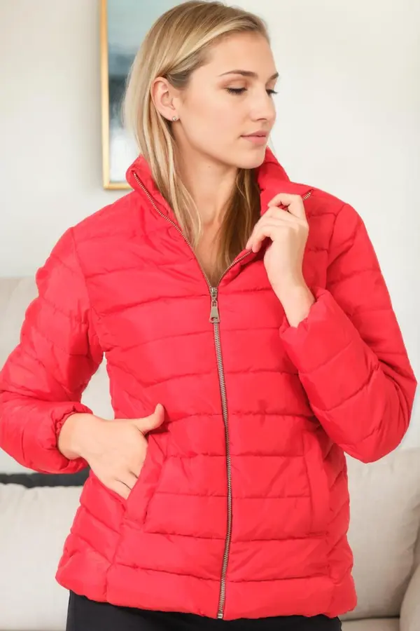 dewberry Z9746 DEWBERRY WOMEN'S JACKET-RED