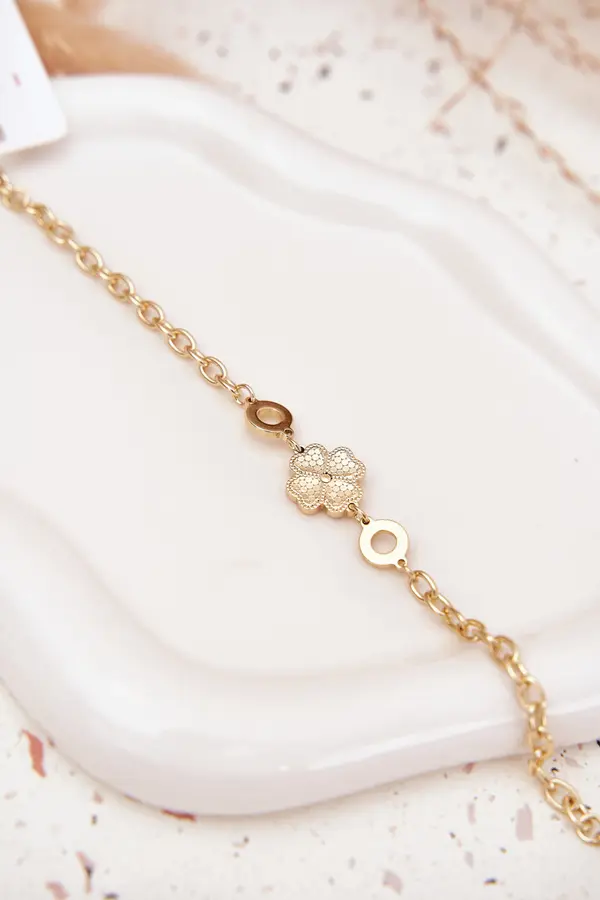 Boto Zapestnica Boto z deteljico iz kirurškega jekla