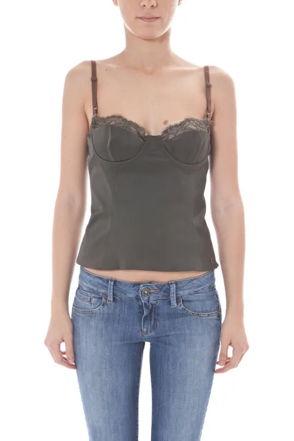 JOHN GALLIANO Zelen ženski top John Galliano