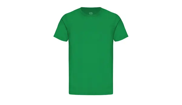 Colorful Standard Zelena majica s kratkimi rokavi Barvita standardna