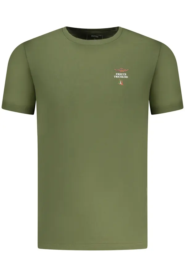 Aeronautica Militare Zelena moška majica s kratkimi rokavi