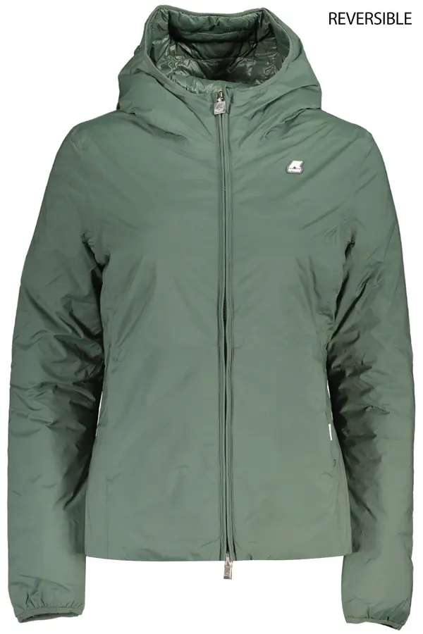 K-Way Zelena ženska prešita jakna K-WAY