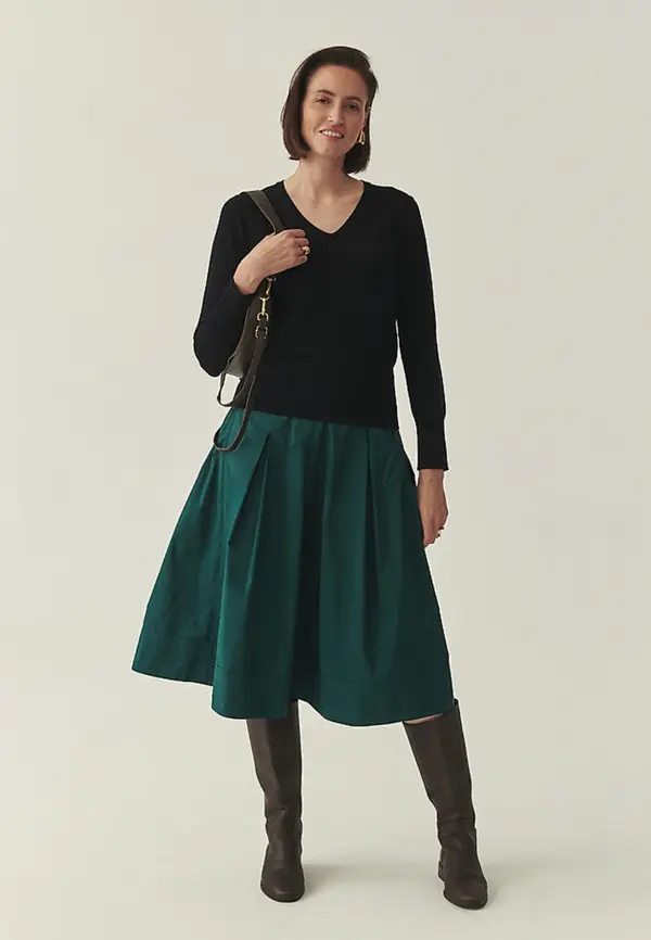 Tatuum Zeleno taftasto midi krilo Taftiko Tatuum