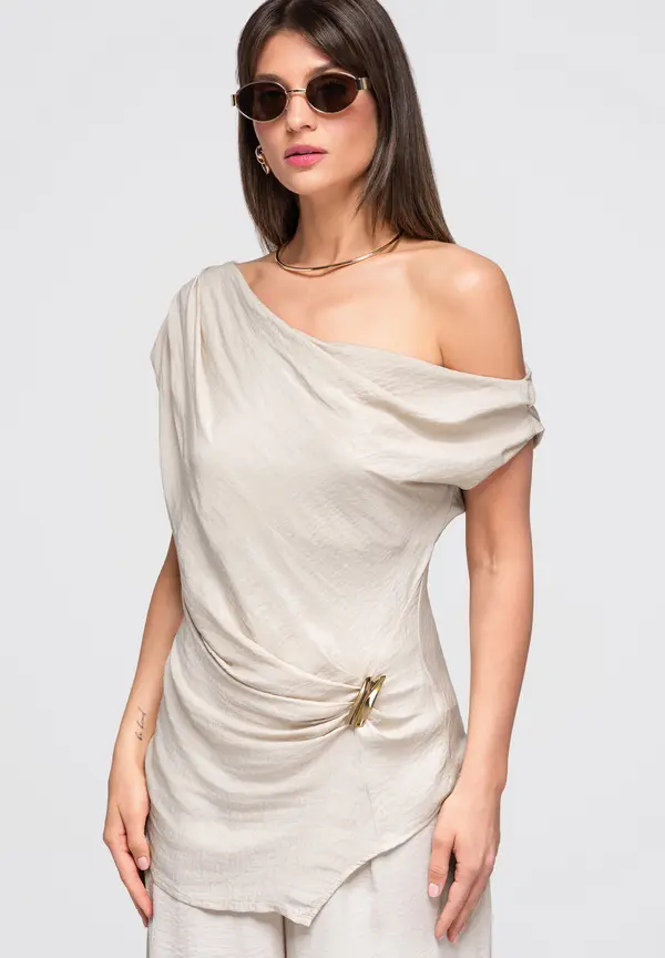 Edoti Ženska asimetrična bluza Edoti
