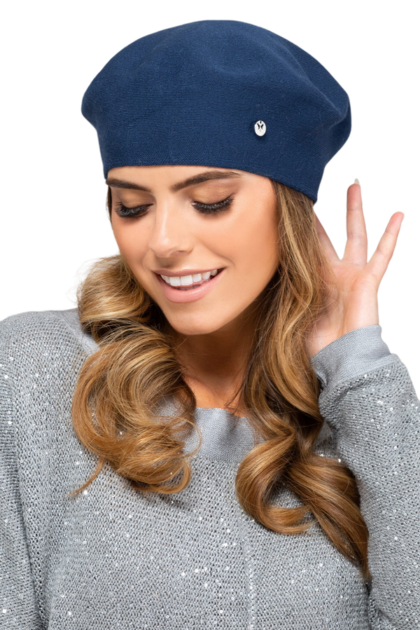 Kamea Ženska baretka Kamea Kamea_Beret_K.19.071.13_Navy_Blue