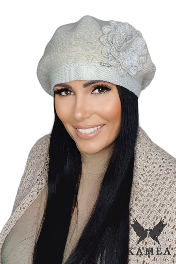 Kamea Ženska baretka Kamea Kamea_Beret_K.22.011.03_Beige