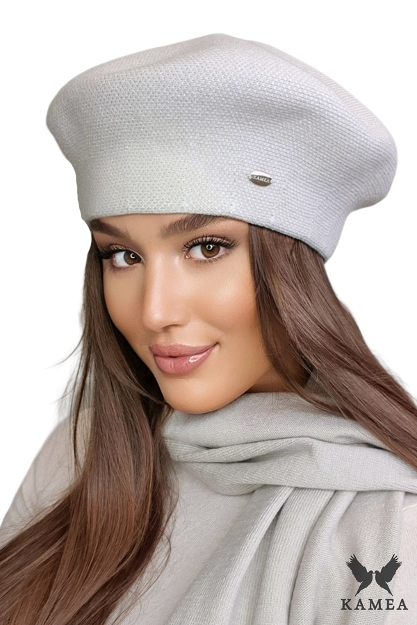 Kamea Ženska baretka Kamea Kamea_Beret_K.22.012.03_Beige