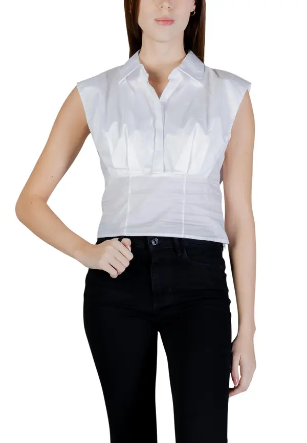 Guess Ženska bela bluza Guess