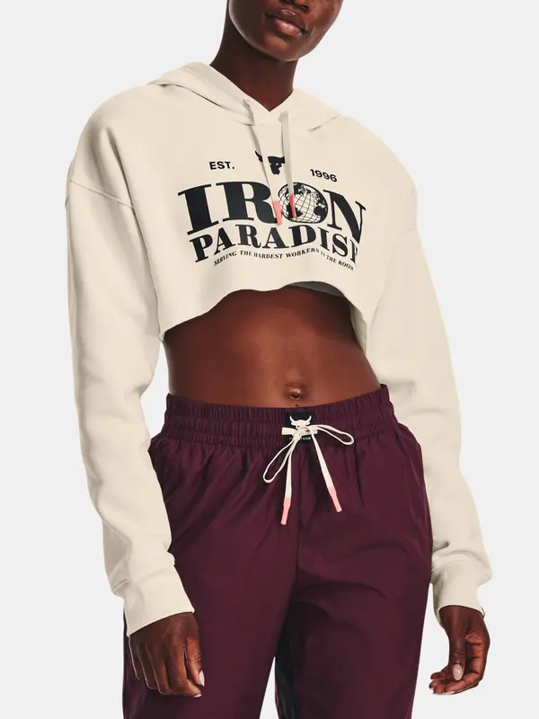 Under Armour Ženska bela jopa Under Armour Crop