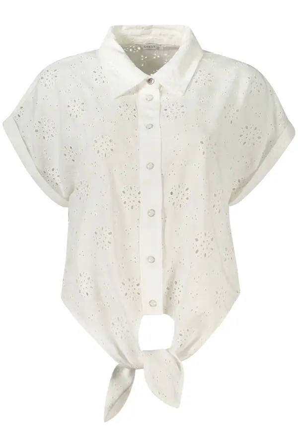 GUESS JEANS Ženska bela srajca GUESS JEANS