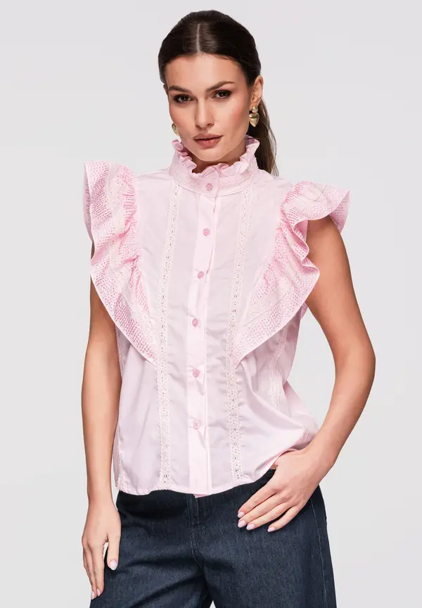 Edoti Ženska bluza Edoti z naborki