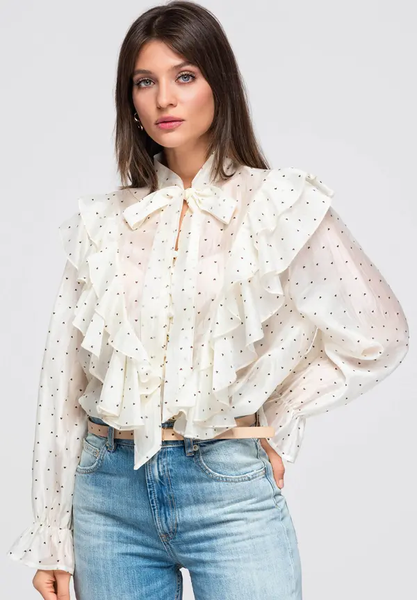 Edoti Ženska bluza Edoti z vezalkami