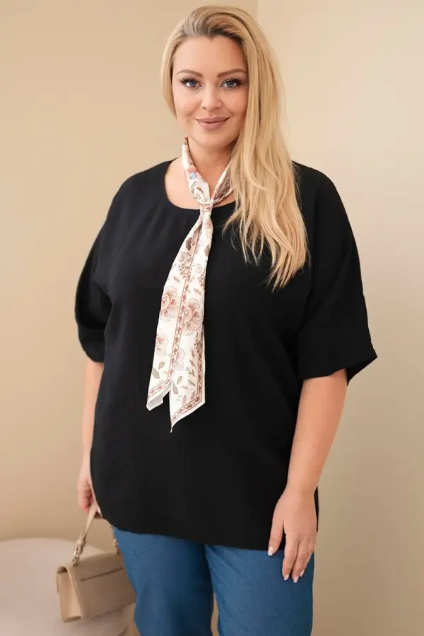 Kesi Włoski Ženska bluza Kesi Włoski, črna