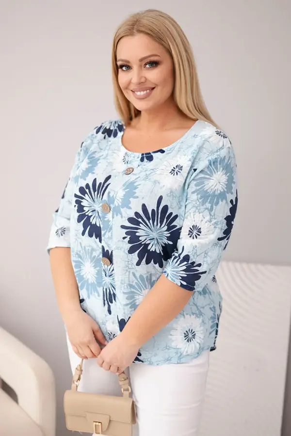 Kesi Włoski Ženska bluza Kesi Włoski s kratkimi rokavi