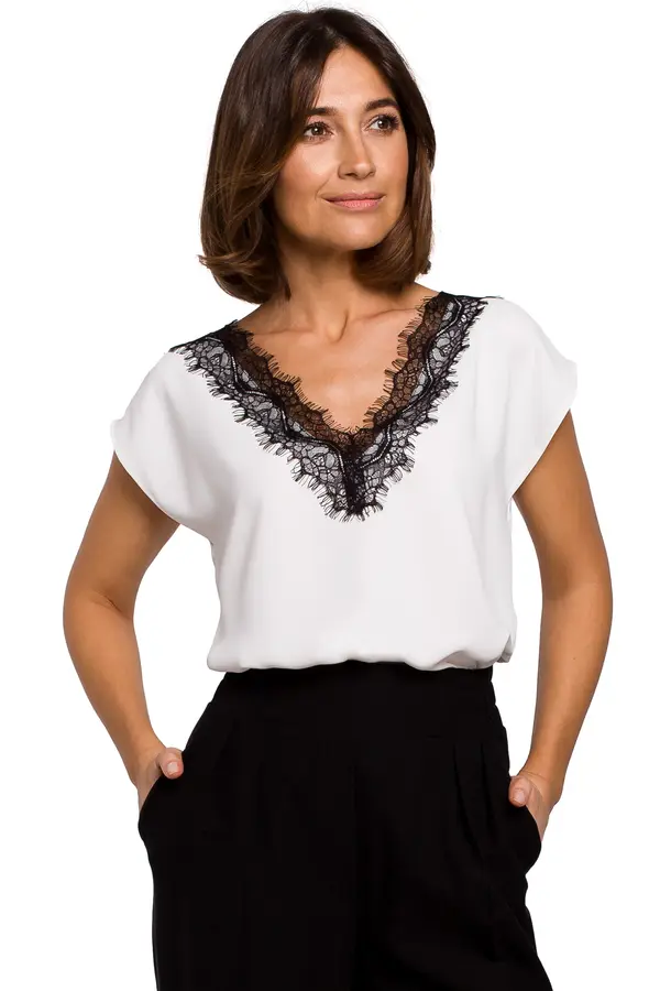 Stylove Ženska bluza Stylove Lace detailed