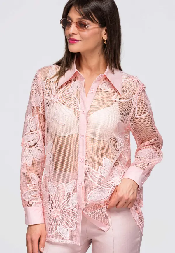 Edoti Ženska bluza z vezenjem