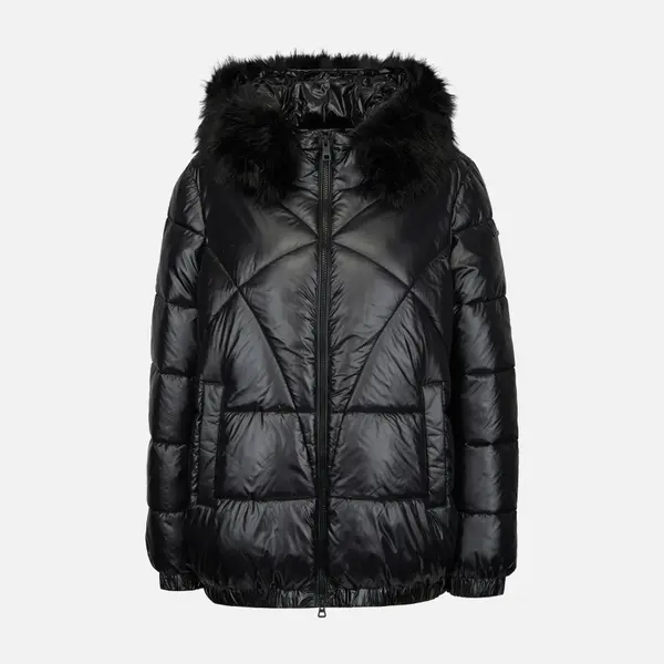 GEOX Ženska črna puhovka Geox Backsie