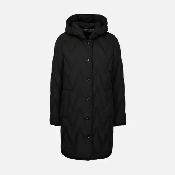 GEOX Ženska črna puhovka Geox Plummery