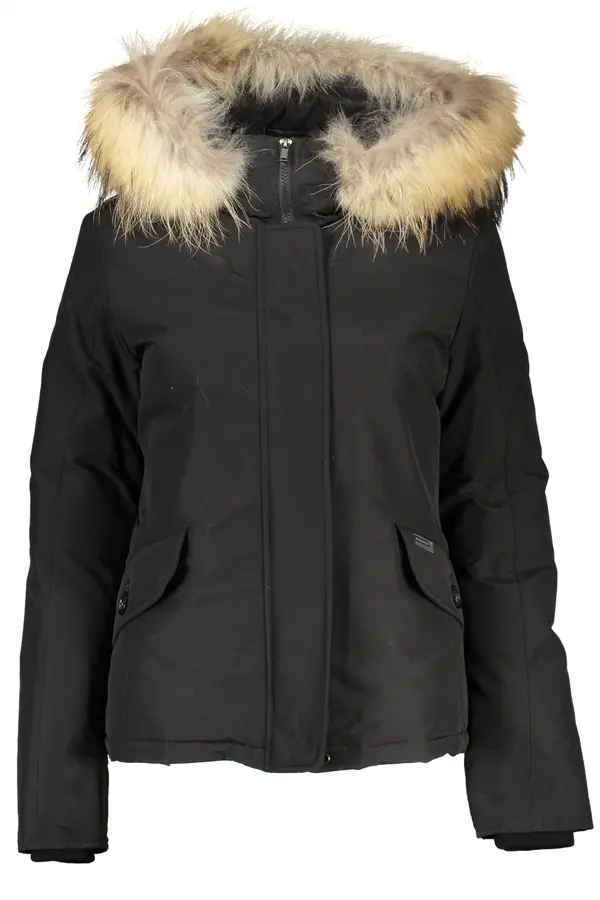 WOOLRICH Ženska črna zimska jakna Woolrich