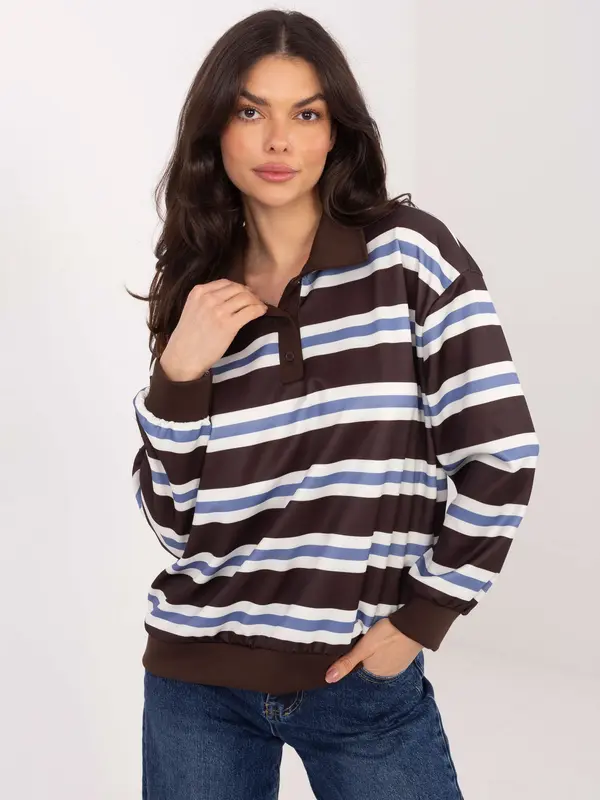 Italy Moda Ženska črtasta bluza