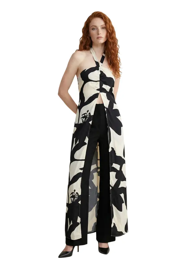 Replay Ženska cvetlična obleka Replay