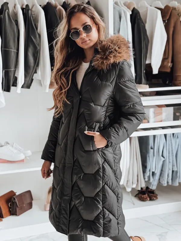 DStreet Ženska dolga zimska jakna WINTERACT