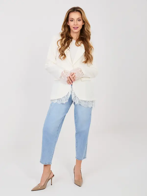 Factory Price Ženska ekru jakna z naramnicami