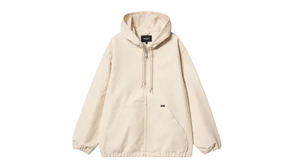 Carhartt Wip Ženska jakna Carhartt WIP W' Madock kremne barve