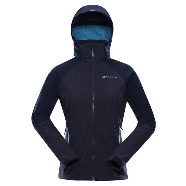 ALPINE PRO Ženska jakna softshell z membrano ALPINE PRO LANCA razpoloženje indigo
