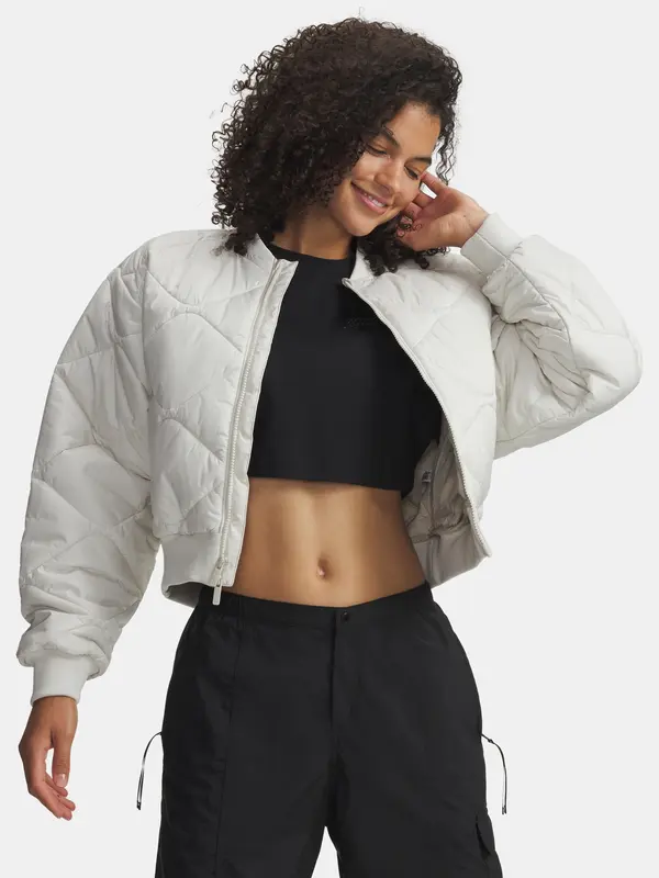 Under Armour Ženska jakna Under Armour Heritage Bomber-WHT