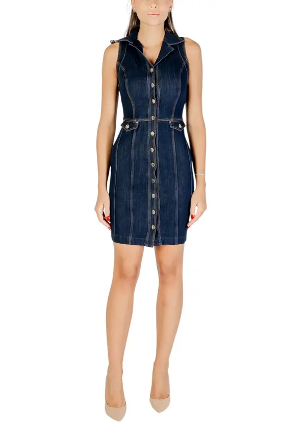 Guess Ženska jeans srajčna obleka Guess
