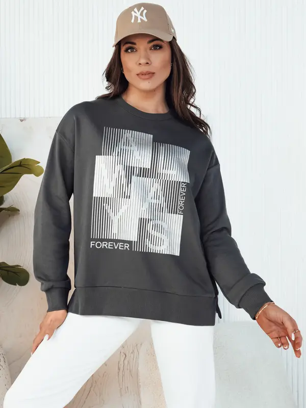 DStreet Ženska jopa FEMMES grafitna