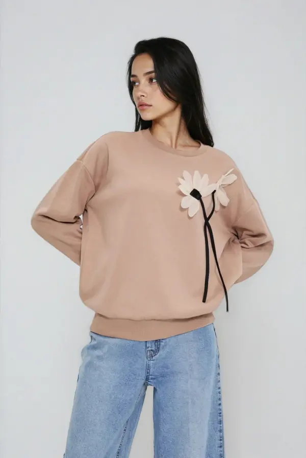 Marisse Ženska jopa Marisse L-BL-4919 KAVA