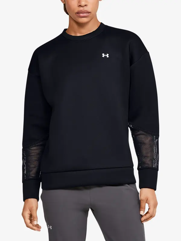 Under Armour Ženska jopa Under Armour Move Crew Mesh Inset-BLACK