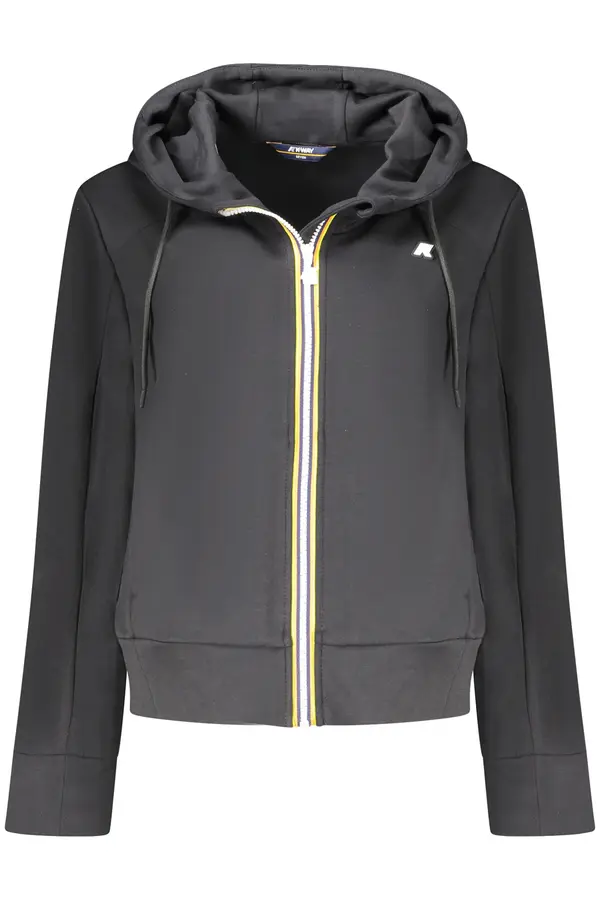 K-Way Ženska jopa z zadrgo K-WAY, črna